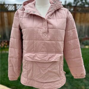 Art Class Girls Quilted Blush Pink Puffer Jacket